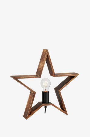 Markslöjd - Pöytätähti Estrella 1L - Ruskea - Sähkökyntteliköt - - Homeroom