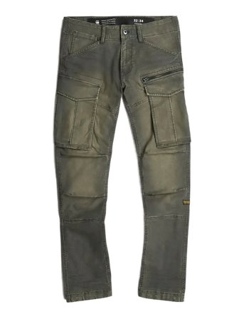Rovic Zip 3D Regular Tapered Khaki G-Star