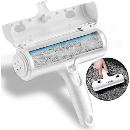 Ace2ace Pet Cat Dog Hair Remover Brush, Återanvändbar magisk hårborttagningsborste, Pet Hair Roller, Epilator (kläder/soffa/bil/säng/matta)