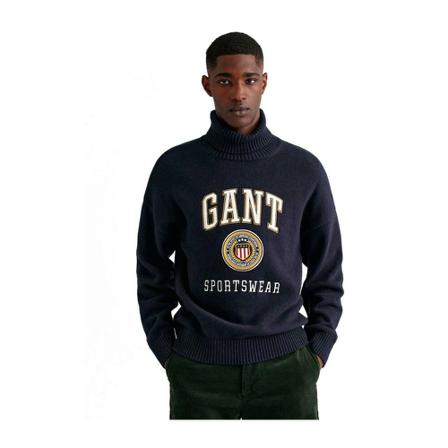 Gant Turtlenecks blå, Herr Stickade tröjor, Herr, Storlek: S