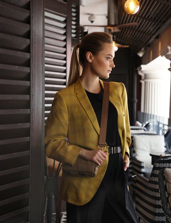 Ceannis Braided Iphone Bag - Khaki green - ONE SIZE