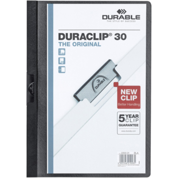 Klemmemappe A4 3mm Sort