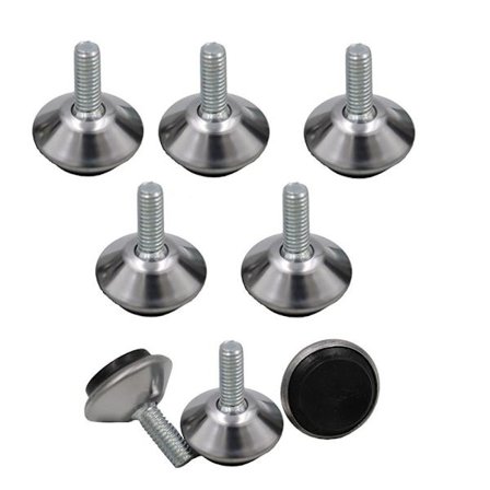 8 Stk Møbelutjevner Svingbare Føtter Møbelutjevner Med