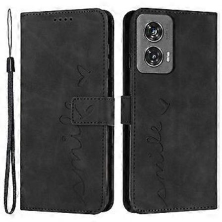 För Motorola Edge 50 Fusion 5G Fodral Magnetlås PU Läder Ställ Telefonskal (Stil A)