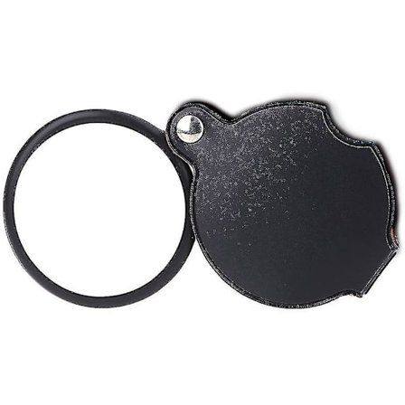 65mm Forstørrelsesglas Læsebriller Foldbar Lomme Lupe 10x
