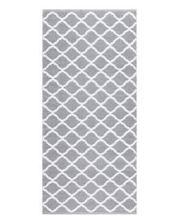 Plastmatta Hilma Wave Grå - 70x300 cm - KM Carpets