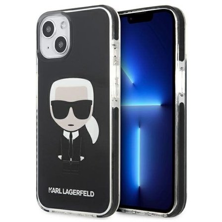 Karl Lagerfeld Iconik Karl-etui til iPhone 13 mini - Svart