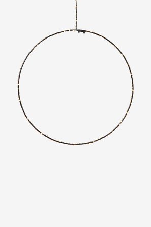 Markslöjd - Pendel Cirkel ALPHA 30 cm - Svart - Dekorativ julebelysning - Fra Homeroom