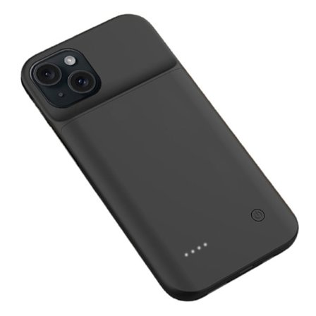 iPhone 15 Batteriskal 6800mAh - Svart