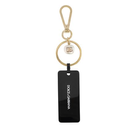 Dolce & Gabbana Keyring with logo , Zwart , Dames , Maat: ONE Size