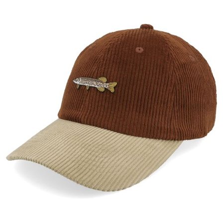 Skillfish - Brun unconstructed Keps - Tiny Pike Corduroy Off Brown/Khaki Dad Cap @ Hatstore