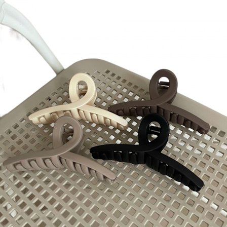 4,3 tommer hårklemme clips store skridsikre store matte kæbe sommerfugleklemme til tyndt fint tykt hår kvinder og piger, 4 pakke