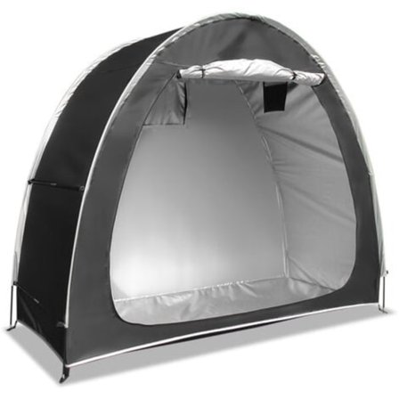 Vandtæt cykelskur til udendørs brug, robust cykeltelt, pladsbesparende opbevaringsoverdækning til haveredskaber, rygsækoverdækning (sort)-XM5-