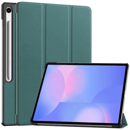 Custer Pure Color 3-Fold Smart Lær Tabletveske for Samsung Galaxy Tab S10 FE+