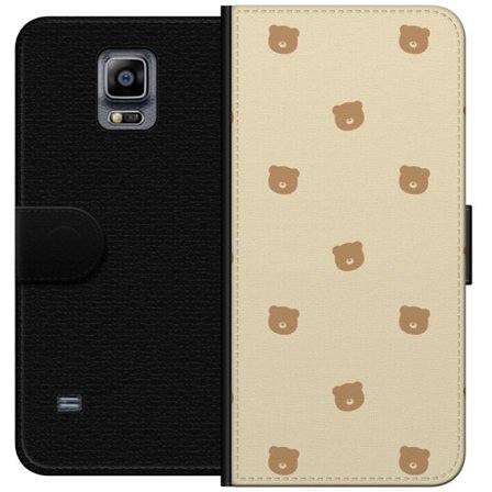 Plånboksfodral till Samsung Galaxy Note 4 med Björnmönster