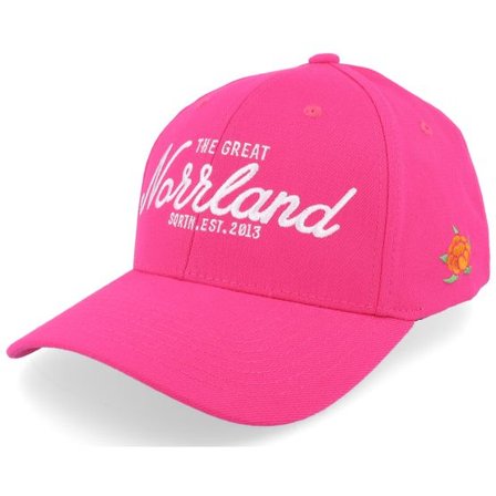 SQRTN - Rosa adjustable Keps - Great Norrland Hooked Cap Hot Pink Adjustable @ Hatstore