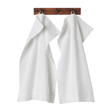 Åhléns Home Handduk GÄSTIS 30x50 cm, 2-pack Badrumstextilier Vit ONESIZE