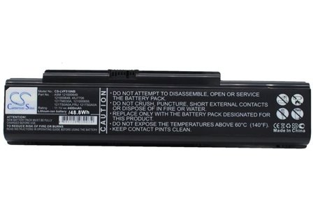 Batteri til notebook, bærbar computer til Lenovo IdeaPad Y710, IdeaPad Y730 og andre