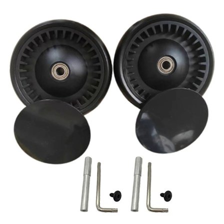 Högpresterande barnvagnar Gummihjul Tillbehör Fram Bakhjul Enkel Installation används för Yoyo Vovo Yoya