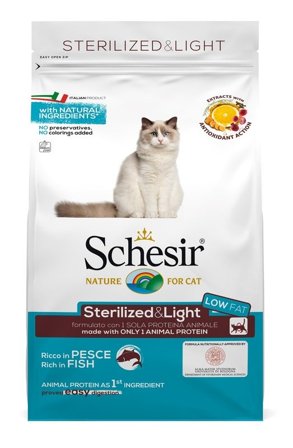 Schesir Sterilized&Light Croccantini Con Pesce Per Gatti Adulti