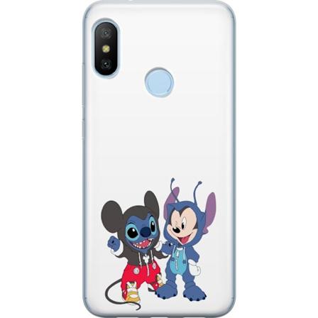 Xiaomi Mi A2 Lite Gennemsigtig cover Stitch Mickey Mouse