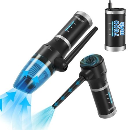 Sladdlös luft dammare dammsugare handhållen trådlös dator luftfläkt