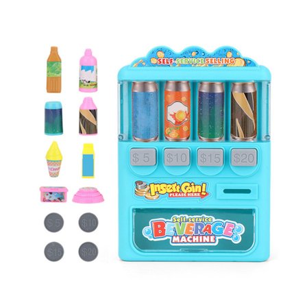 Leker Automat - Utdannende Lekesett - Blå