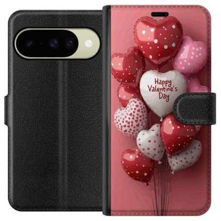 Yhteensopiva Lompakkokotelo Google Google Pixel 10 Ystävänpäivän ilmapallot