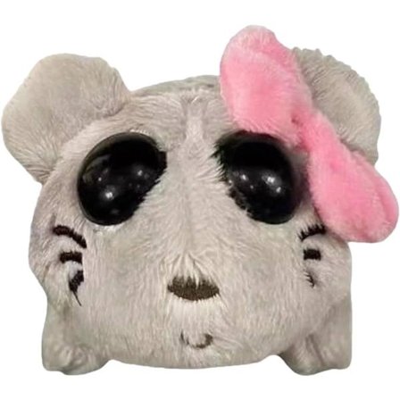 Sad Hamster Meme Plyschleksak med inbyggd fiolljuddockagåvor för barn Vuxna