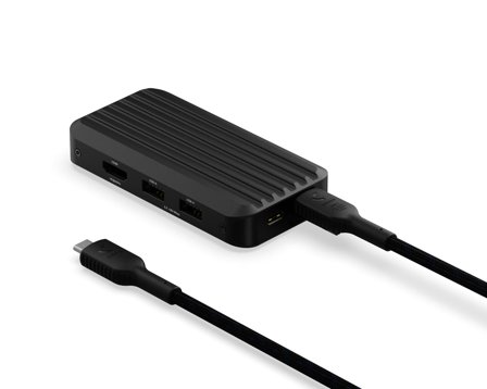 UNISYNK 8 Port USB-C Hub V3 140W Black