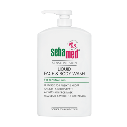 SebaMed Liquid Face & Body Wash, 1000 ml