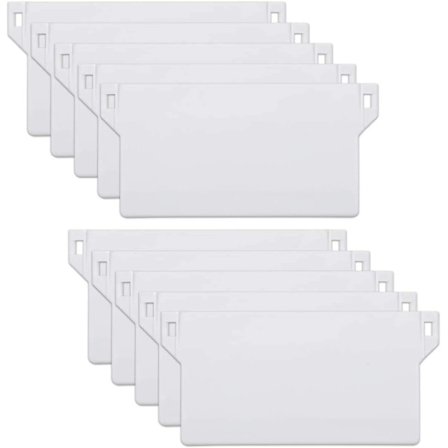 Lodder til Lamelgardiner 89mm (3,5 tommer) - Reservedele Bundlodder Lameller - Hvid (10)