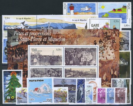 St. Pierre & Miquelon - Årgang 2010 - Postfrisk
