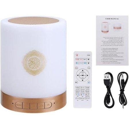 TEMPSA Bluetooth-højttaler bærbar trådløs Koran Touch-lampe muslim