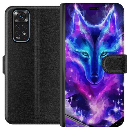Plånboksfodral till Xiaomi Redmi Note 11 med Neon Varg