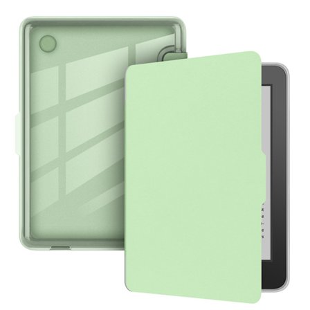 Kotelo 6 tuuman Kobo Clara Colour 2024 -mallille, automaattisella lepotila/herätystoiminnolla (Mortar Green)