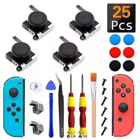 Hall Sensing Joystick for JoyCon Erstatning Ingen Drifting Elektromagnetisk Spak for Nintendo Swicth / Switch OLED Reparasjon