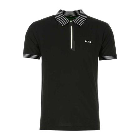 Hugo Boss, Polo Shirts Czarny, Mężczyzna, Rozmiar: 2XL
