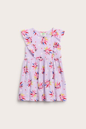 Kappahl | Röyhelöinen mekko Babblarna Violetti 98/104 | Violetti