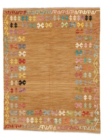 Tribal Petit Kilim Afghan Old Style Tapis 154X196 Laine