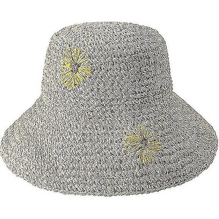 Damebreddbremmet Floppy Solhatt Foldbar Sommer Halmhatt Bucket Strandhatter