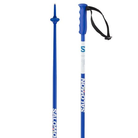 Salomon - Dla dzieci - Kijki do narciarstwa alpejskiego unisex S/race - Blue