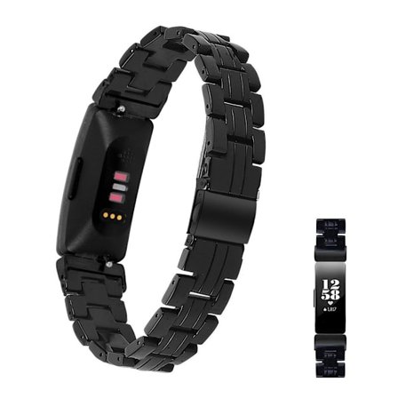 Fitbit Inspire 2 resin pattern watch band - Black