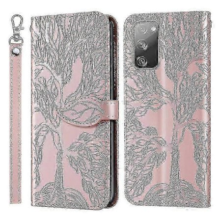 Plånboksfodral för Samsung Galaxy S20 FE 4G/S20 FE 5G/S20 FE Premium PU Läder Flip Cover - JA