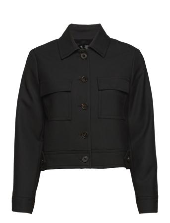 3596 - Kaela Blazers Cropped Blazers Svart SAND