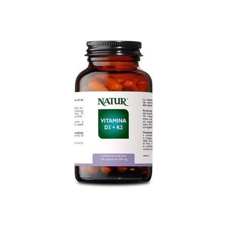 Natur Vitamina D3 + K2 2000 UI 150 Capsule