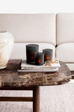 Zelected by Houze - Lysestager Frost 3-pak - Sort - Lysestager & lanterner - Fra Homeroom