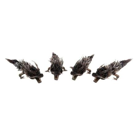 4 kpl Action Effects Myth Cloth Saint -malli Star Soul (Musta setti)