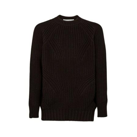 Golden Goose, Round-neck Knitwear Bruin, Heren, Maat:L,wol