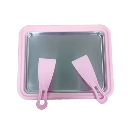 Mini ismaskin kaldplate Multifunksjonell iskremsrulleplate Håndlaget for søt stekt mat Yoghurter Husholdning